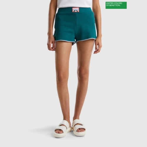 베네통 Logo patch color line shorts 3S_3EBMD9002_이미지