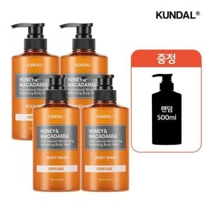  쿤달 허니&마카다미아 퓨어 바디 워시 500ml [4개]