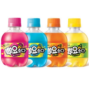 팔도 뿌요소다 솜사탕향 245ml 솜사탕향5개+소다향5개+파인애플5개+오렌지5개+장바구니_이미지