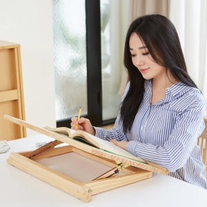곧은나무 각도조절 보조책상 600_이미지