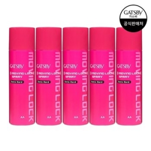 갸스비 무빙 락 스프레이 엑스트라 하드 253ml (5개)_이미지