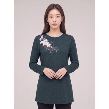크로커다일레이디 여성 페미닌 플라워 자수 티셔츠 CLCSTS105이미지입니다. 누르면 해당 게시물로 새창이동합니다.