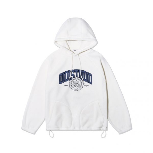 엠블렘 플리스 후드 WHITE 1052536