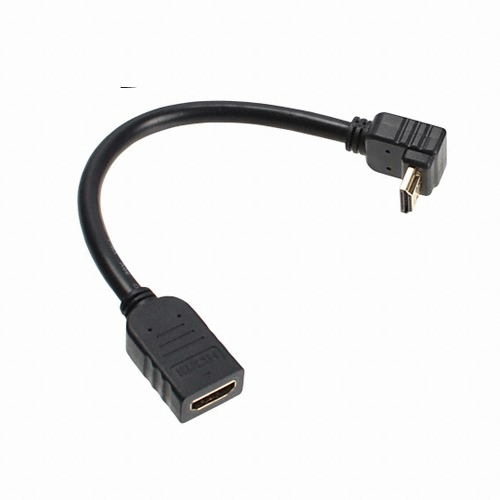 강원전자 NETmate HDMI M/F 위쪽 꺾임 케이블 젠더 (NM-HG09)