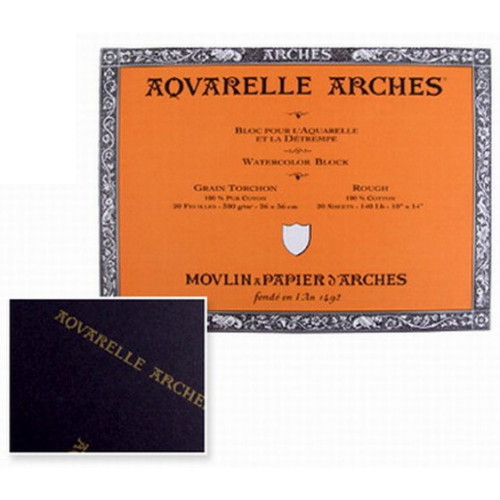 [불명] 캔숀 아르쉬 수채화패드  CA177-171  황목 300g 20매  36x51cm -_이미지