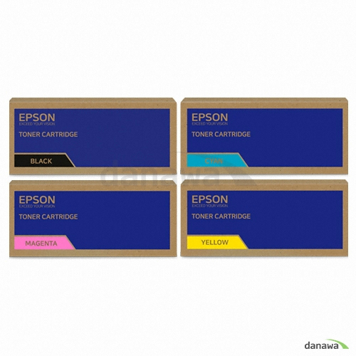 Epson 정품 S050605, S050604, S050603, S050602 4색 세트_이미지