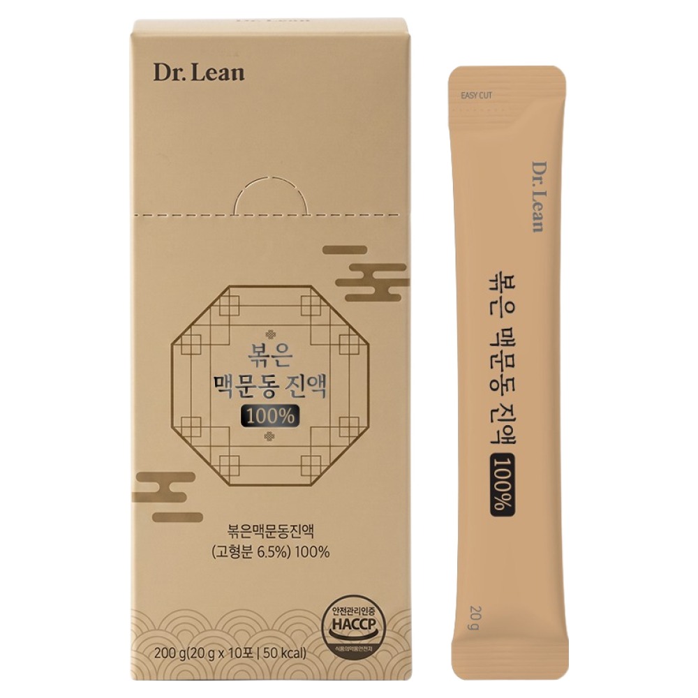 닥터린 볶은 맥문동 진액 100% 20g 10포 (5개)