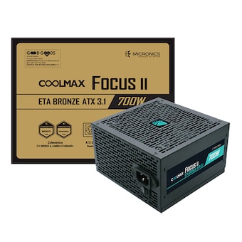 마이크로닉스 <b>COOLMAX</b> FOCUS II 700W ETA브론즈 ATX3.1