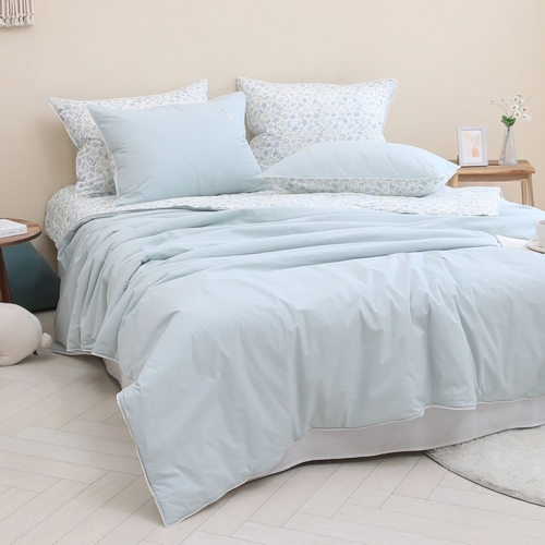 엘르파리 델몬티 80수 고밀도 면 모달 차렵이불 (싱글 S)_이미지