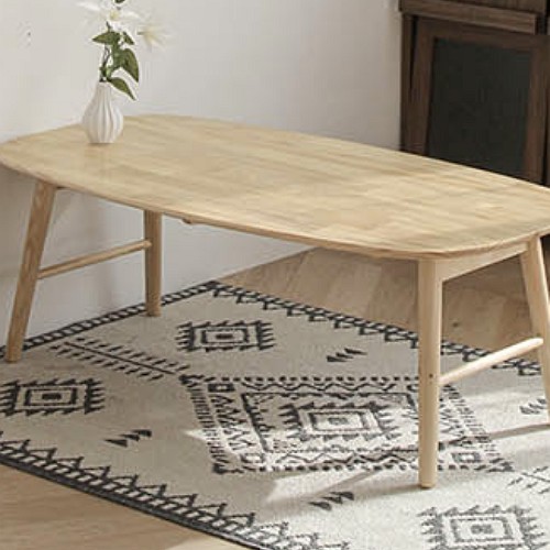 올리빙 접이식 원목 거실테이블 (110x60cm)_이미지