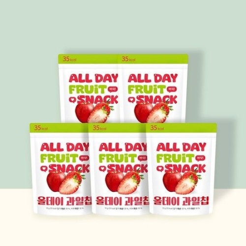 내이브로 퓨어잇 올데이 사과딸기칩 10g (5개)_이미지