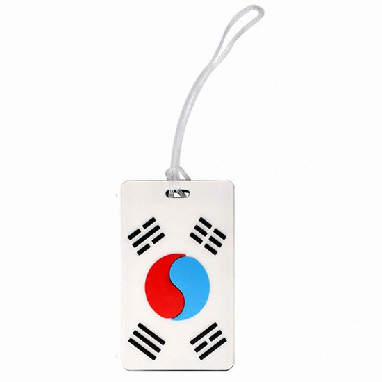 PVC 캐리어 네임택 (태극기)