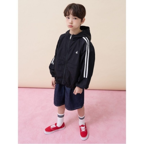 키즈 경량 메시 포인트 점퍼 블랙 BI6239U905