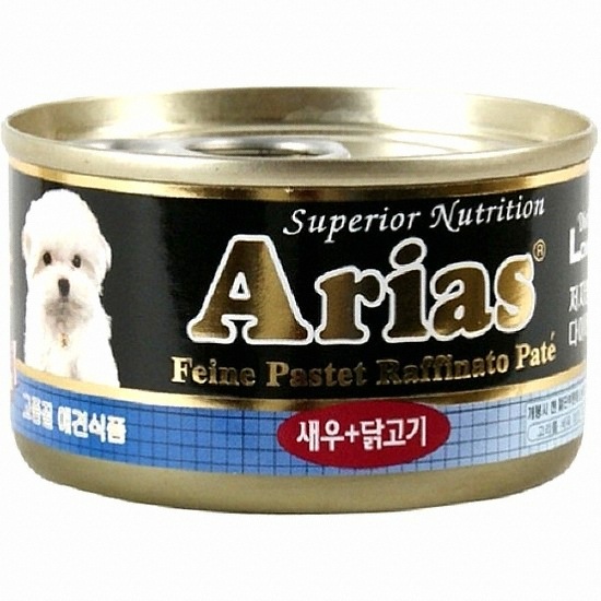 아리아스 원형캔 새우+닭고기 100g (24개)_이미지