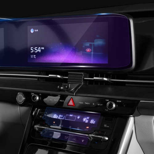 메이튼 내비게이션 공조기 풀커버 보호 필름 기아 4세대 카니발 KA4 전용_이미지