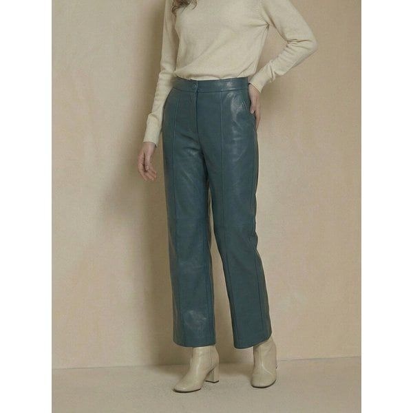 리오벨 레더렛세미와이드팬츠 1163407