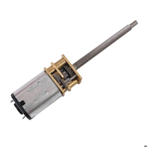 DC GA12-N20-M3x34 마이크로 감속 기어 모터 3V 6V 12V 길어지는 스레드 샤프트 스크류 모터메탈 기어 휠_이미지
