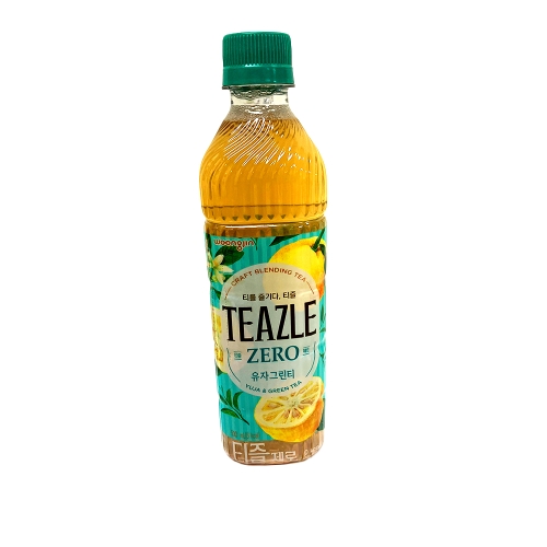 웅진식품 티즐 제로 유자그린티 500ml (18개)