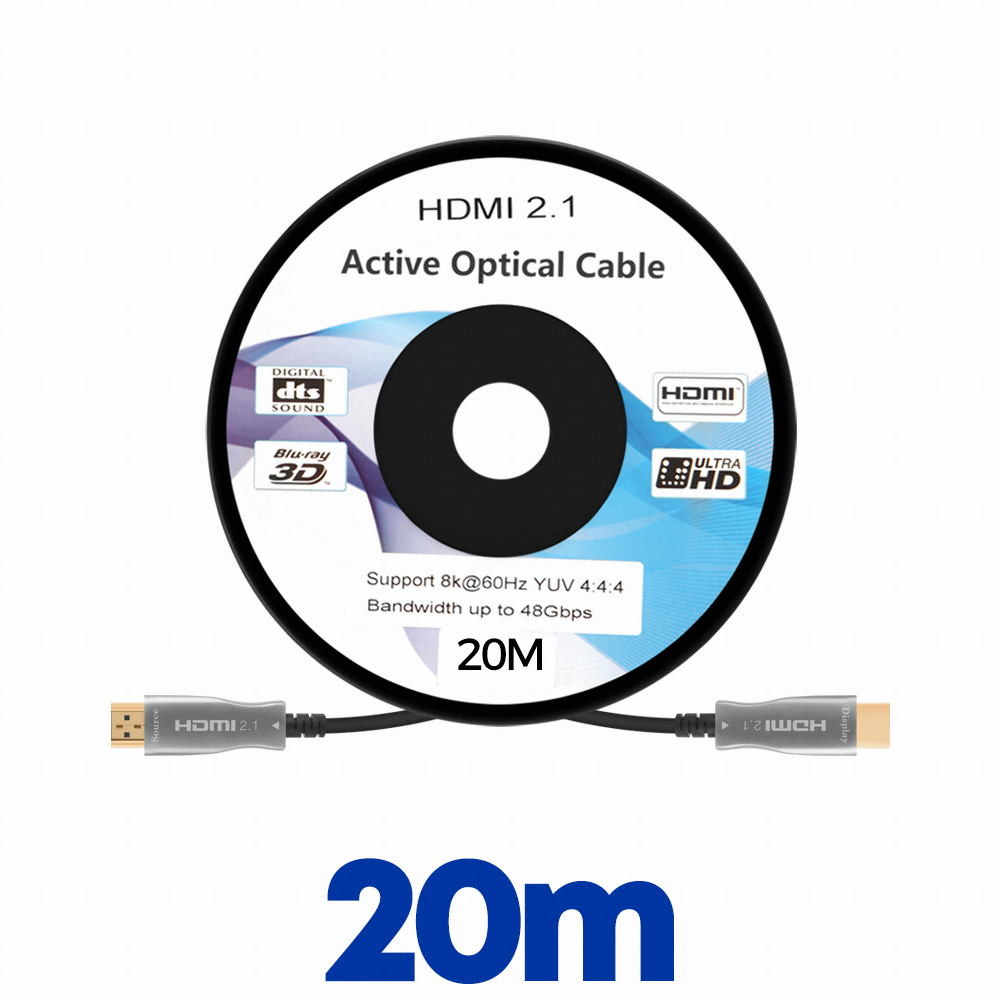 이지넷유비쿼터스 넥스트 HDMI 2.1 AOC 광케이블 (NEXT-7020HAOC-8K, 20m)_이미지