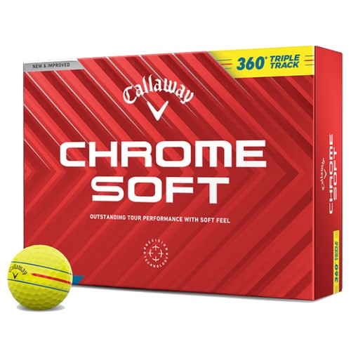 캘러웨이 크롬소프트 360 트리플트랙 (컬러공, 60개)_이미지