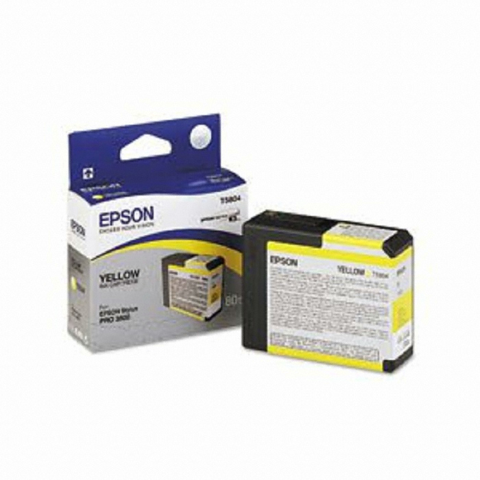 Epson 벌크 T5804 (T580400) 노랑 (유통기간경과)