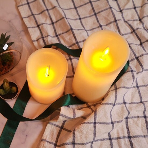  갓샵 LED 촛 초 15cm 전기 전자 건전지 가짜 캔들 안꺼지는 꺼지지않는 양초 초