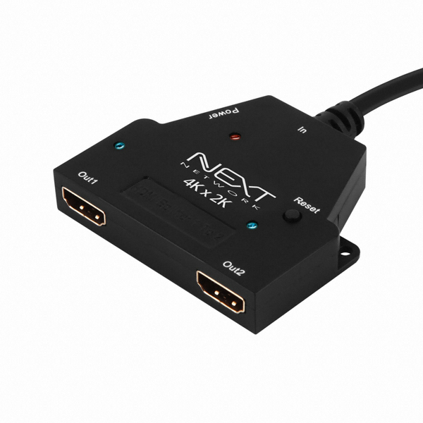 이지넷유비쿼터스 넥스트 1:2 HDMI 4K 모니터 분배기 (NEXT-4202SPC4K)_이미지