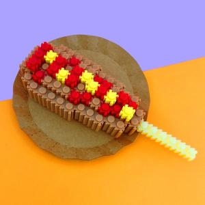 디폼 끼우기블럭 겨울간식 만들기 핫도그 1118752