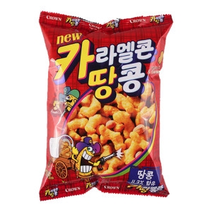 크라운제과 카라멜콘과 땅콩 125gx12개