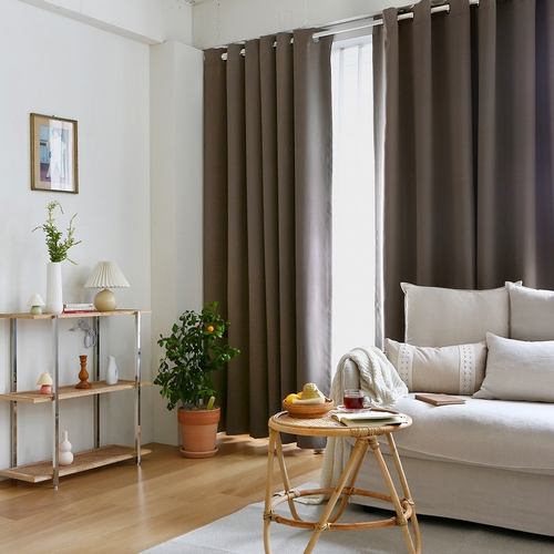 쁘리엘르 제이드2 아일렛 암막커튼 (1장, 63x170cm)_이미지