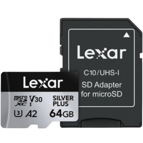 Lexar Micro SD Professional SILVER PLUS (64GB)