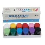 알파색채 알파 학생용 포스터컬러 10ml [12색]