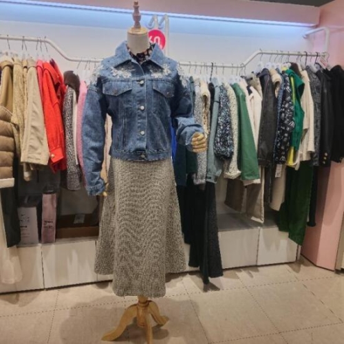 오프리미츠 HC26 75%인하최종가 카라넥크롭숏레이스포인트로빗청데님재깃남구 B25jk2312