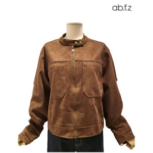 Ab.f.z 빅 포켓 포인트 스위드 재킷 APZ4HL05J