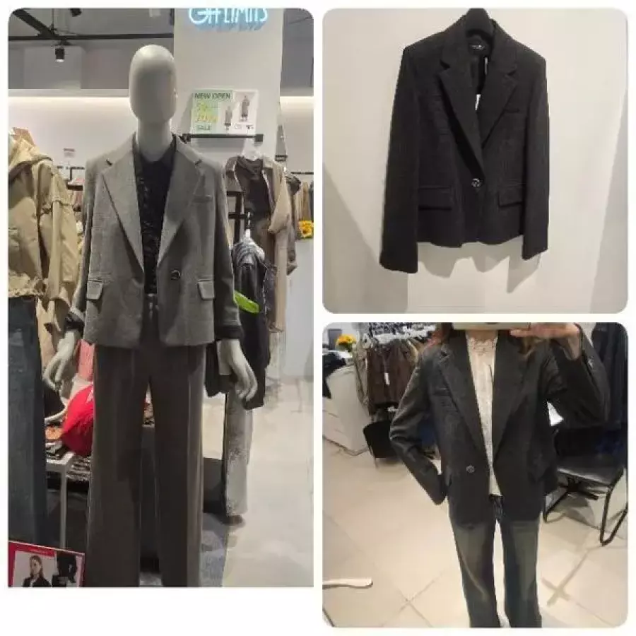 MG01 세미정장 오피스룩 면접상견레테일러드력셔리메종셋업울기본재 S53046116
