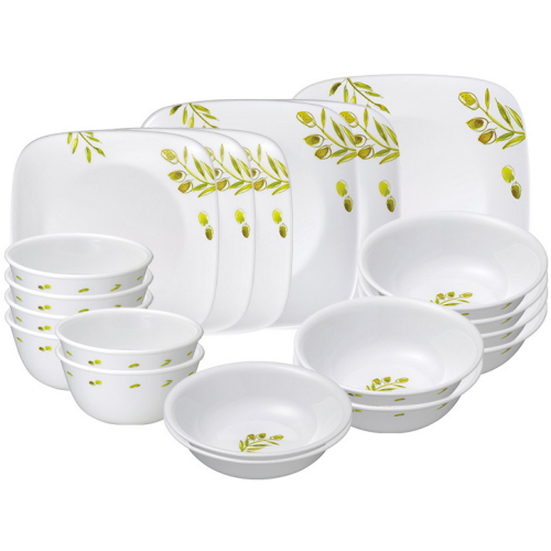 올리브가든 6인 사각 홈세트 20P