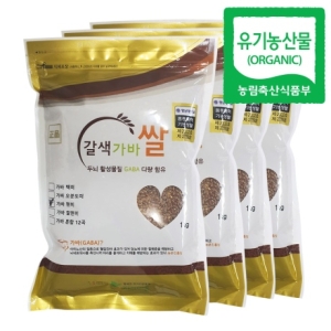 햅쌀 유기농 야생 가바쌀 가바현미 4kg