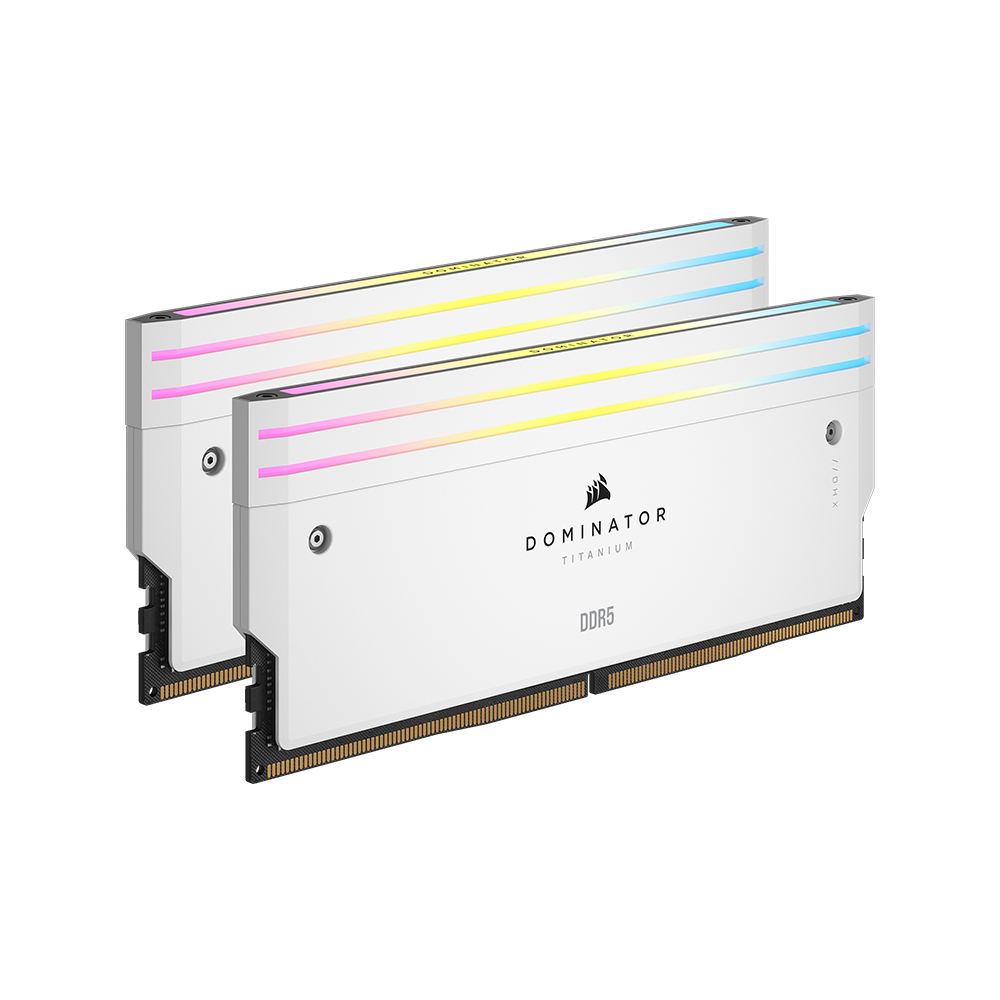 CORSAIR DDR5-6600 CL32 Dominator Titanium WHITE 패키지 (32GB(16Gx2))_이미지