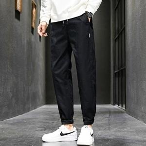 남성 롤업 밴딩 면바지_WEED329