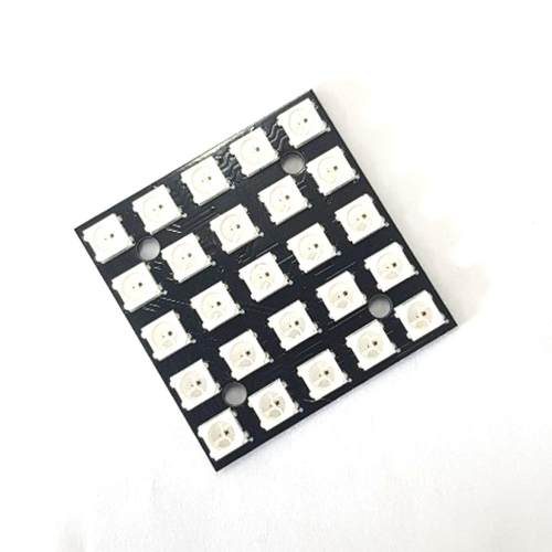 아두이노 네오픽셀 5x5 LED Matrix 패널 WS2812 단품 1개