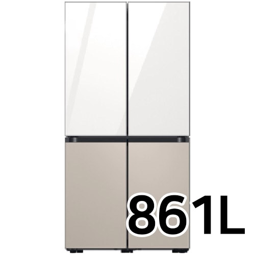 삼성전자 비스포크 글램+새틴 RF85B9371 (화이트(글램)+베이지(새틴))_이미지