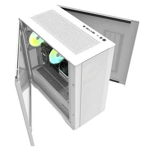 darkFlash DLX200 MESH RGB 강화유리 (화이트)_이미지