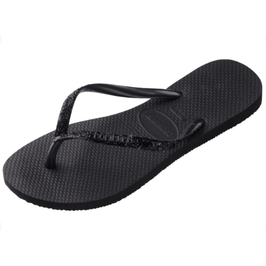 하바이아나스 슬림 글리터2 플립플랍 (블랙)