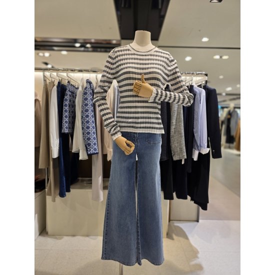 바바패션 JJ지고트 스트라이프 슬림 풀오버니트 GR9A1POJ21 GR9A1POJ2