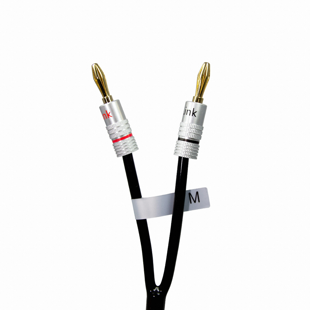 마하링크 국산 블랙 30C 바나나플러그 케이블 (ML-3PN05, 5m)_이미지