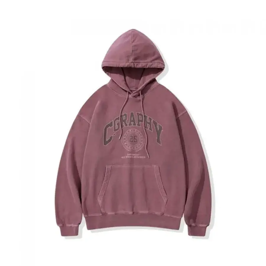 피그먼트 코드그라피 25 엠블럼 후디_인디핑크 410797