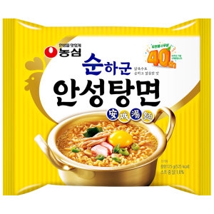 농심 순하군 안성탕면 125g (16개)_이미지