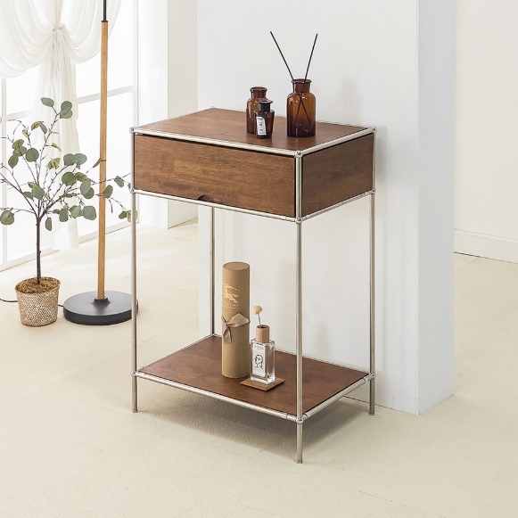 가구리빙 페스토 고무나무 원목 높은형 콘솔 600_이미지