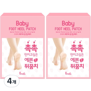 프레티 베이비 풋 힐패치 10개입 4개 (4개)