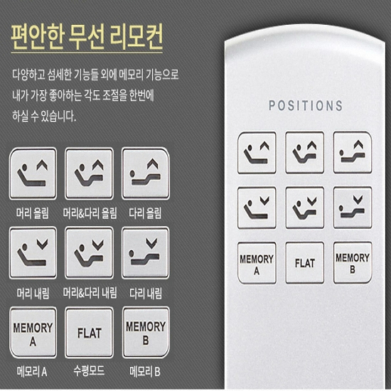 BIF보루네오 아르메 퀸즈 실속형 코지헤드 모션베드 Q (메모리폼)_이미지